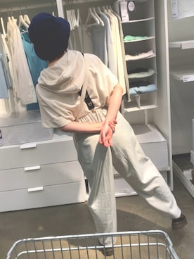 「POU DOU DOU（プードゥドゥ）のアイテム（帽子）」を使った、雨さん（レディース・153cm）の秋コーディネート