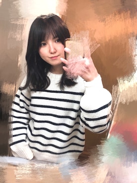 「暗髪」｜ちゃみんさん（レディース・156cm）の冬コーディネート