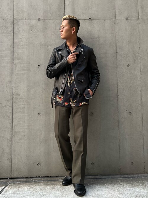 schott（ショット）の「Schott/ショット/203UST LEOPARD DOUBLE RIDERS