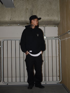 「schott（ショット）のSchott/ショット/TC PAINTER PANTS/ペインターパンツ（その他パンツ）」を使った、Yuta Suzukiさん（メンズ・174cm）の冬コーディネート