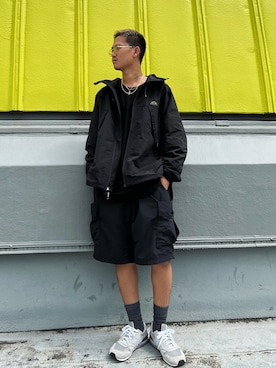 「WILD THINGS（ワイルドシングス）のアイテム（パンツ）」を使った、Yuta Suzukiさん（メンズ・174cm）の夏コーディネート