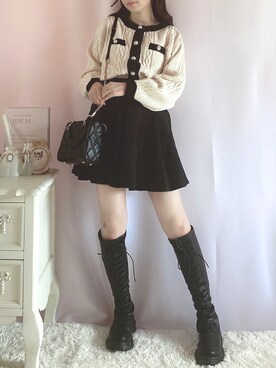 まゆ/量産&フレンチガーリーコ－デさんのコーディネート