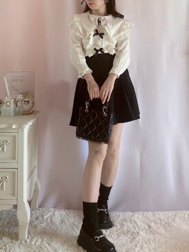 まゆ/量産&フレンチガーリーコ－デさんのコーディネート