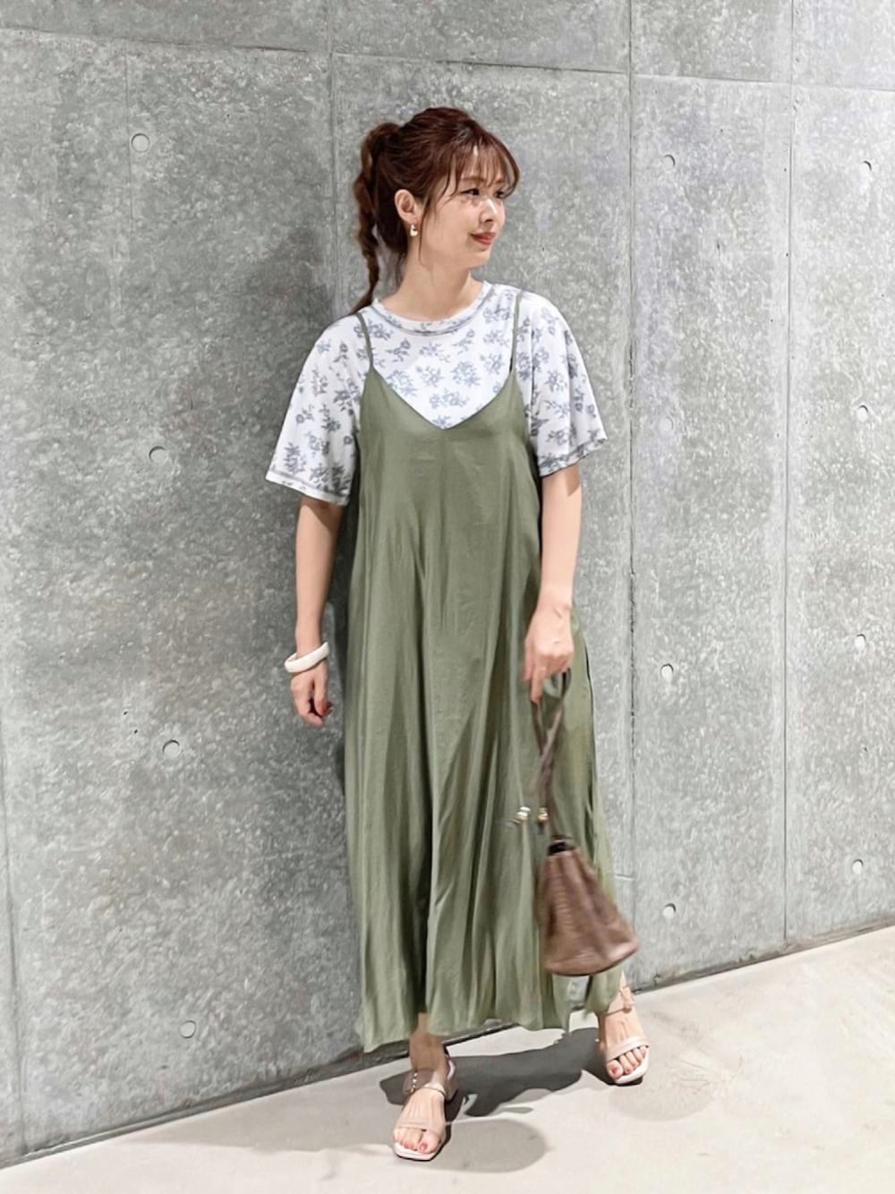 あんまるさんの「【ZOZO限定】サキシマamp「後ろリボンギャザーマキシワンピース」（sakishimatokyo）」を使ったコーディネートの1枚目の写真