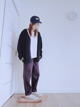 「no brand（ノーブランド）のアイテム（その他アウター）」を使った、manami💞さん（レディース・165cm）の冬コーディネート