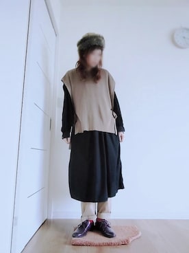 「RNA」｜「アイテム（ワンピース/ドレス）」を使った、manami💞さん（レディース・165cm）の冬コーディネート