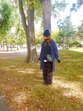 「POU DOU DOU（プードゥドゥ）のアイテム（ジャケット/アウター）」を使った、manami💞さん（レディース・165cm）の秋コーディネート