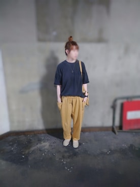 「アイテム（カーゴパンツ）」を使った、manami💞さん（レディース・165cm）の夏コーディネート