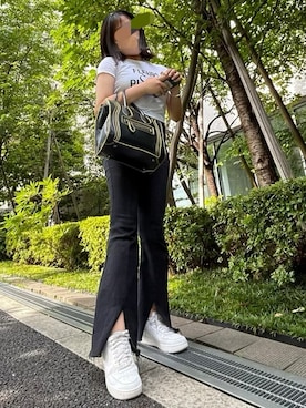 「セリーヌ」｜けださん（レディース・157cm）の夏コーディネート