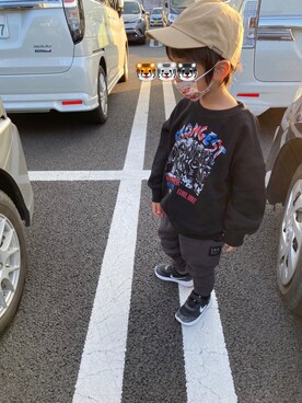 Kossyさん（キッズ・100cm）の冬コーディネート