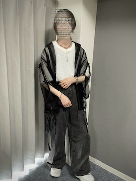 「LILL」｜「アイテム（アクセサリー）」を使った、Yoyaさん（メンズ・161cm）の夏コーディネート