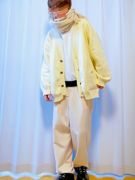 「新年一発目」｜「アイテム（スウェット）」を使った、rey。さん（メンズ・175cm）の冬コーディネート