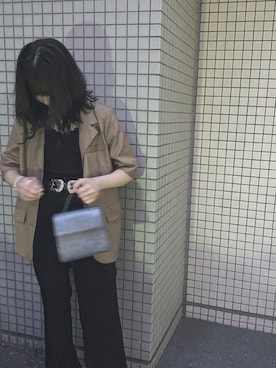 「MARC JACOBS（マークジェイコブス）のアイテム（ブレスレット）」を使った、____miii.uさん（レディース・154cm）の夏コーディネート