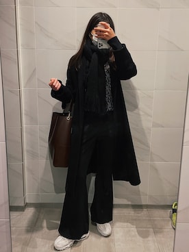 「SHEL’TTER（シェルター）のアイテム」を使った、Momokaさん（レディース・159cm）の冬コーディネート