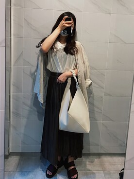 「アイテム（イヤリング）」を使った、Momokaさん（レディース・159cm・10代）の夏コーディネート