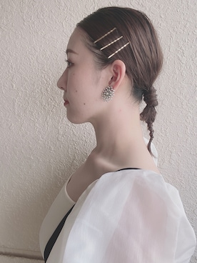 「ピンアレンジ」｜midoさん（レディース・165cm）の秋コーディネート