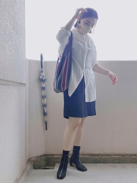 「カッコイイ女子」｜「アイテム（その他）」を使った、midoさん（レディース・165cm）の秋コーディネート