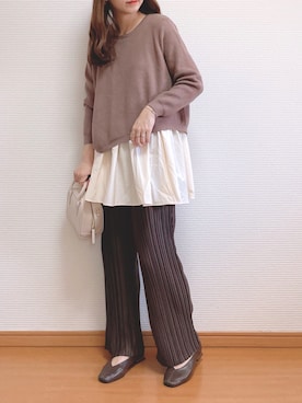 なこさん（レディース・163cm）の秋コーディネート