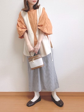 「Every very nice claup（エブリィベリーナイスクラップ）のアイテム」を使った、なこさん（レディース・163cm）の春コーディネート