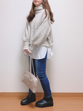 なこさん（レディース・163cm）の冬コーディネート