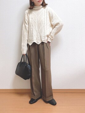 なこさん（レディース・163cm）の冬コーディネート