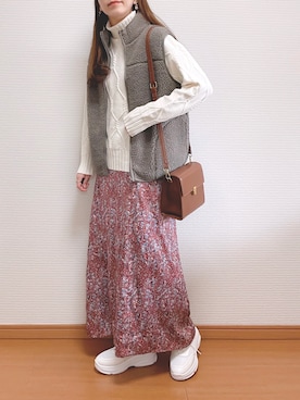 なこさん（レディース・163cm）の冬コーディネート