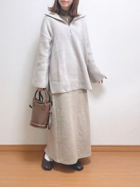 「LibertyDoll（リバティードール）のLiberty Doll / 足袋バレエフラットシューズ タビパンプス バレエコア 2WAY バブーシュ対応 柔らか フラットシューズ (1131)（バレエシューズ）」を使った、なこさん（レディース・163cm）の冬コーディネート