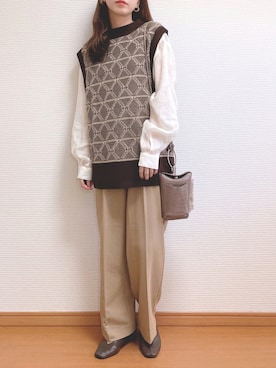 なこさん（レディース・163cm）の秋コーディネート