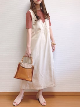 「AmbreNeige」｜「アイテム（その他シューズ）」を使った、なこさん（レディース・163cm）の夏コーディネート