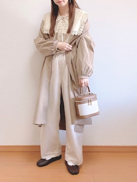 「Every very nice claup（エブリィベリーナイスクラップ）のアイテム」を使った、なこさん（レディース・163cm）の春コーディネート