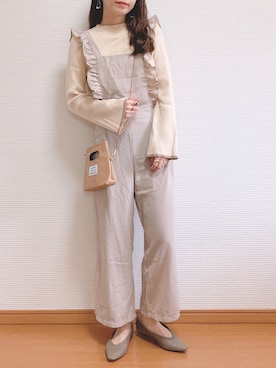 「ATTRANGS（アットランス）のアイテム」を使った、なこさん（レディース・163cm）の秋コーディネート