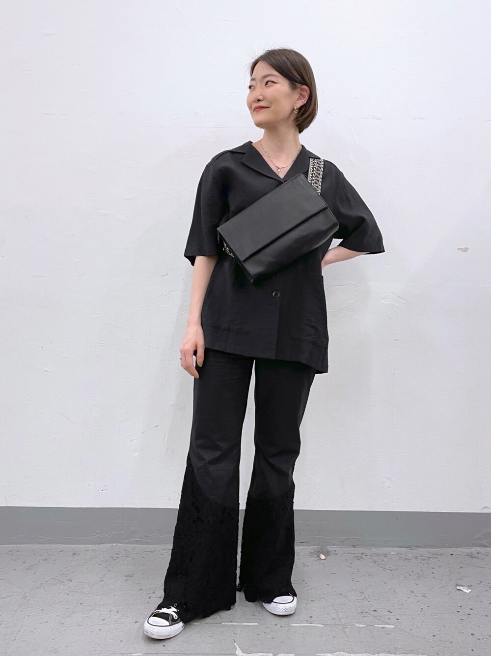 大人気✨イアパピヨネ ボディバック 柄テープ ダルメシアン柄 本革 ブラウン 大人気✨イアパピヨネ ボディバック 柄テープ ダルメシアン柄 本革