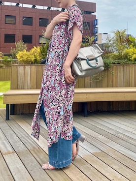 「イアパピヨネ」｜「アイテム（サンダル）」を使った、ear_yamadaさん（レディース・159cm）の夏コーディネート