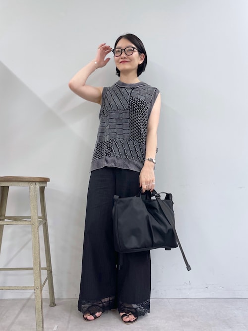 ear PAPILLONNER（イア パピヨネ） ベスト ジレ ニットベスト「SUM1