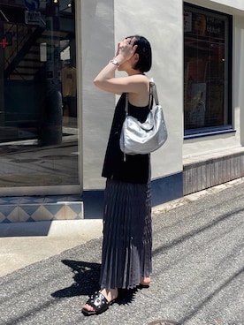 「イアパピヨネ」｜ear_yamadaさん（レディース・159cm）の夏コーディネート