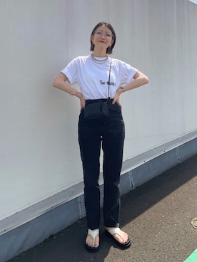 「イアパピヨネ」｜「アイテム（その他）」を使った、ear_yamadaさん（レディース・159cm）の夏コーディネート