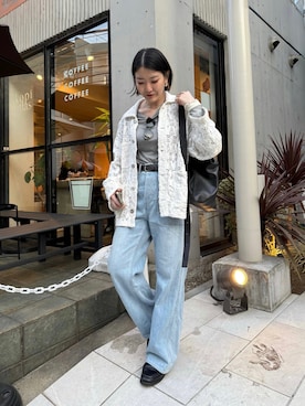 「イアパピヨネ」｜ear_yamadaさん（レディース・159cm）の春コーディネート