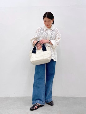 「ROLLA'S（ローラス）のアイテム」を使った、ear_yamadaさん（レディース・159cm）の夏コーディネート
