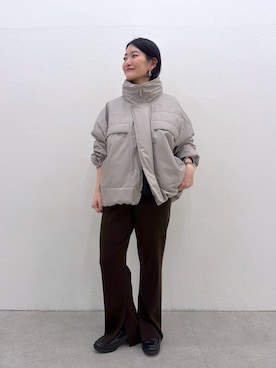 「ear PAPILLONNER（イアパピヨネ）のアイテム」を使った、ear_yamadaさん（レディース・159cm）の秋コーディネート