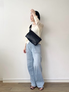 「Johnbull（ジョンブル）のアイテム」を使った、ear_yamadaさん（レディース・159cm）の夏コーディネート