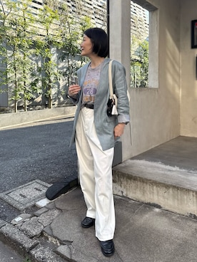 「イアパピヨネ」｜ear_yamadaさん（レディース・159cm）の春コーディネート