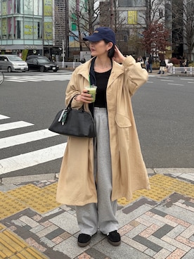 「ear PAPILLONNER（イアパピヨネ）のアイテム」を使った、ear_yamadaさん（レディース・159cm）の春コーディネート