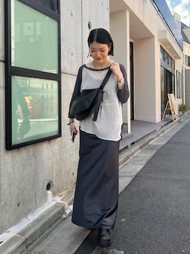「イアパピヨネ」｜ear_yamadaさん（レディース・159cm）の秋コーディネート