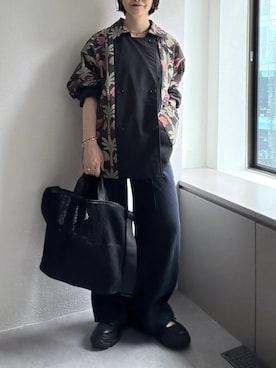 「ear PAPILLONNER（イアパピヨネ）のアイテム」を使った、ear_yamadaさん（レディース・159cm）の春コーディネート