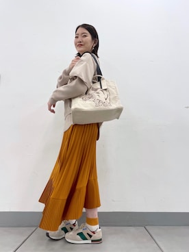 「note et silence （ノートエシロンス）のアイテム」を使った、ear_yamadaさん（レディース・159cm）の冬コーディネート