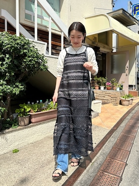 「イアパピヨネ」｜ear_yamadaさん（レディース・159cm）の春コーディネート
