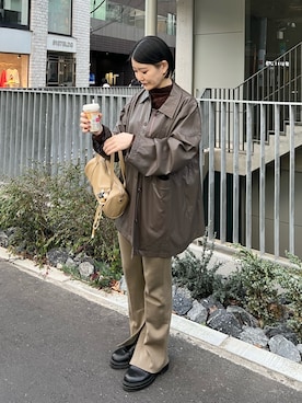 「イアパピヨネ」｜ear_yamadaさん（レディース・159cm）の秋コーディネート