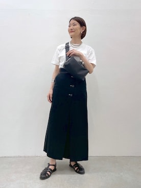 「イアパピヨネ」｜「アイテム（その他）」を使った、ear_yamadaさん（レディース・159cm）の春コーディネート