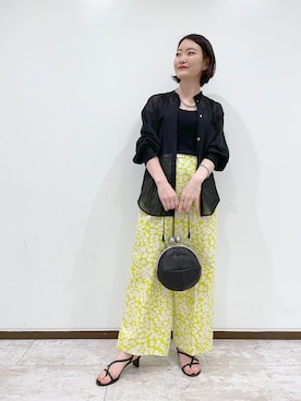 「イアパピヨネ」｜「アイテム（アクセサリー）」を使った、ear_yamadaさん（レディース・159cm）の春コーディネート