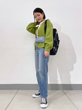 「イアパピヨネ」｜「アイテム（パンツ）」を使った、ear_yamadaさん（レディース・159cm）の冬コーディネート